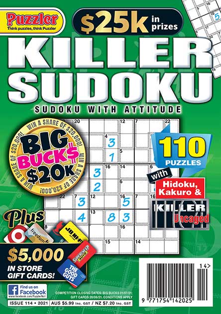 Killer Sudoku Magazine Subscription