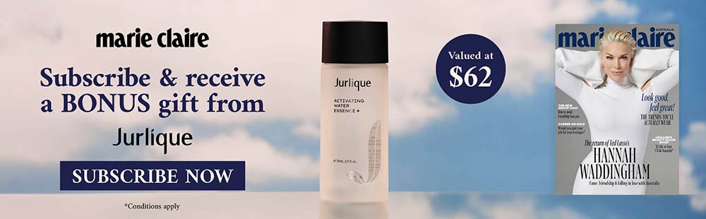 Subscribe to marie claire and receive a bonus gift from Jurlique