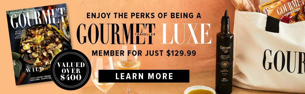 subscribe to gourmet traveller luxe offer