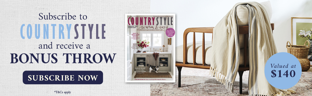 subscribe to country style and receive bonus throw
