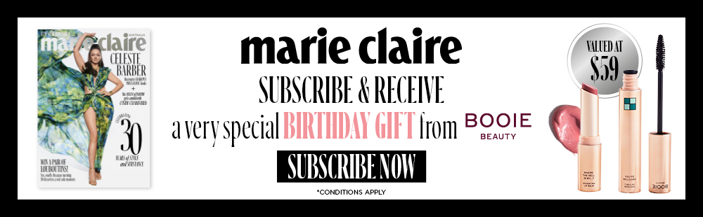 subscribe to marie claire & receive a very special birthday gift