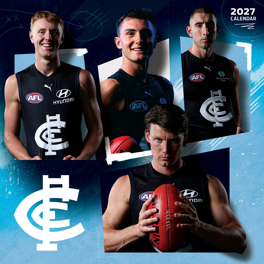 AFL Carlton Blues Calendar 2027