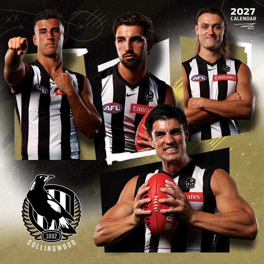 AFL Collingwood Magpies Calendar 2027