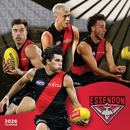 AFL Essendon Bombers 2026 Calendar