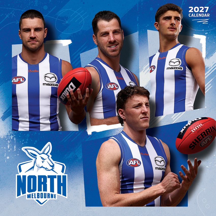 AFL North Melbourne Kangaroos Calendar 2027