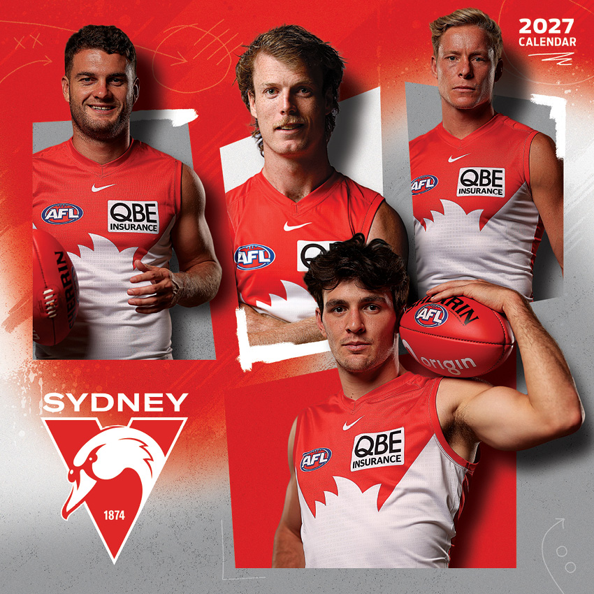 AFL Sydney Swans Calendar 2027