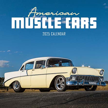 American Muscle Cars 2025 Calendar