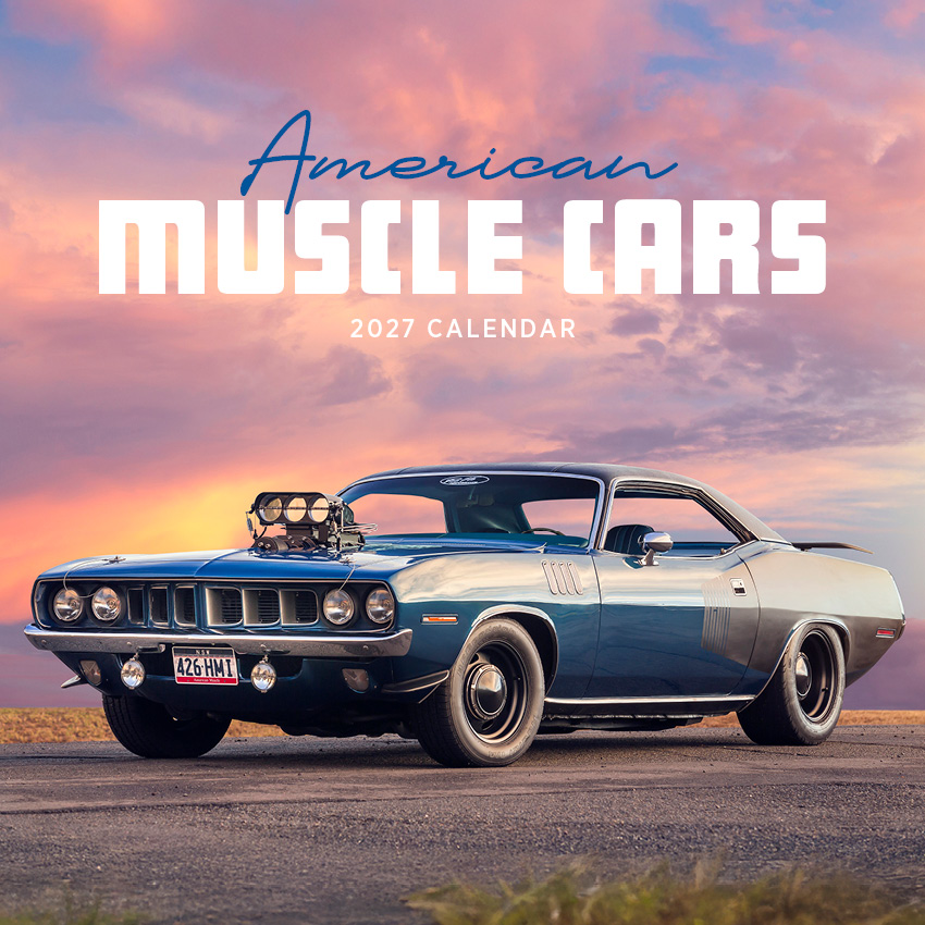 American Muscle Cars Calendar 2027