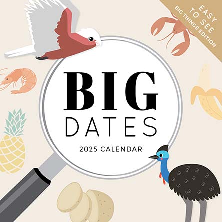 Big Dates Australia's Biggest Things 2025 Calendar