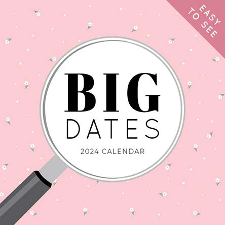 2024 Big Dates Easy to See Calendar