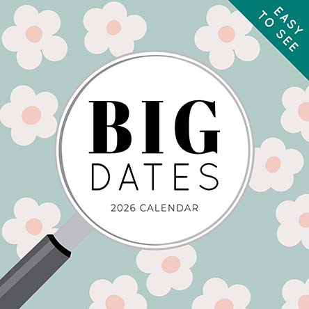Big Dates Easy-to-See 2026 Calendar
