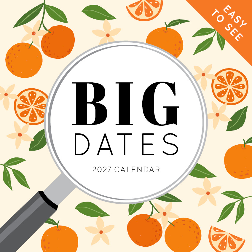 Big Dates Easy-To-See Calendar 2027