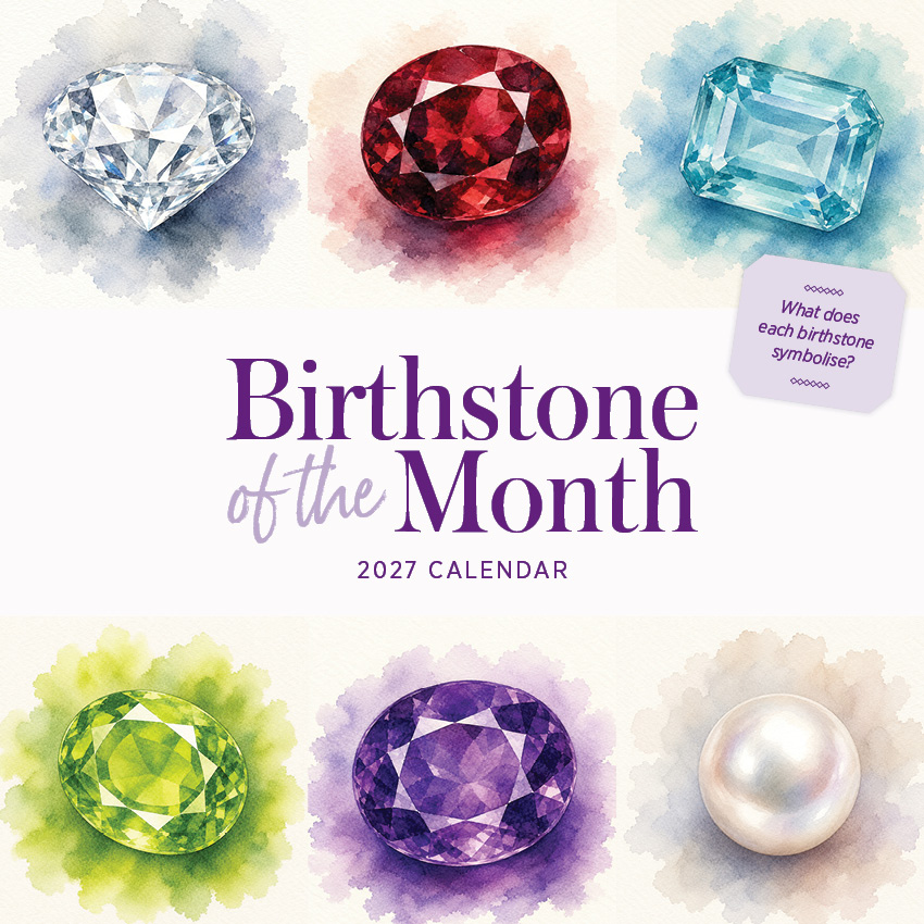 Birthstone of the Month Calendar 2027