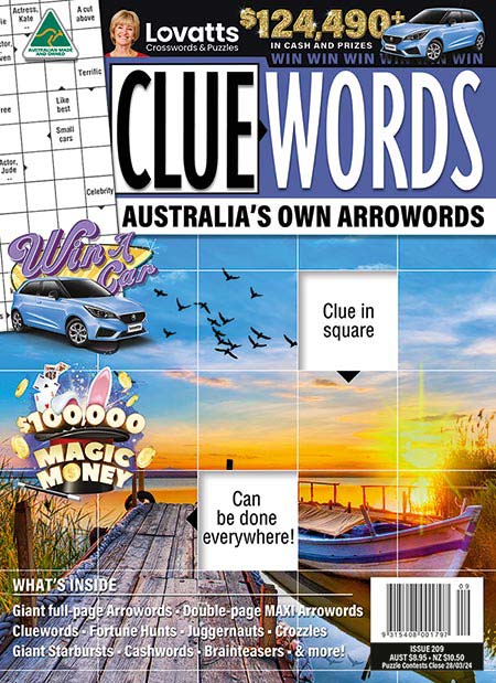 Lovatts Cluewords Magazine Subscription-6 Issues