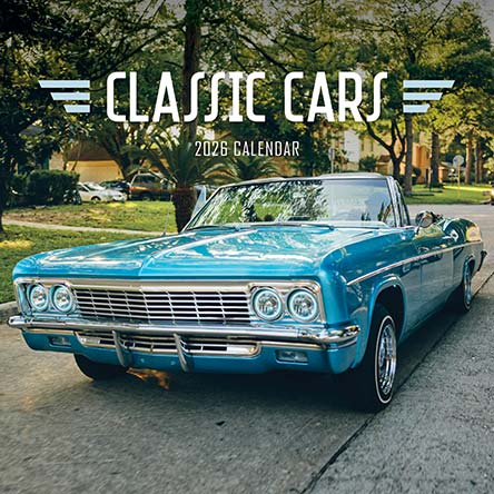 Classic Cars 2026 Calendar