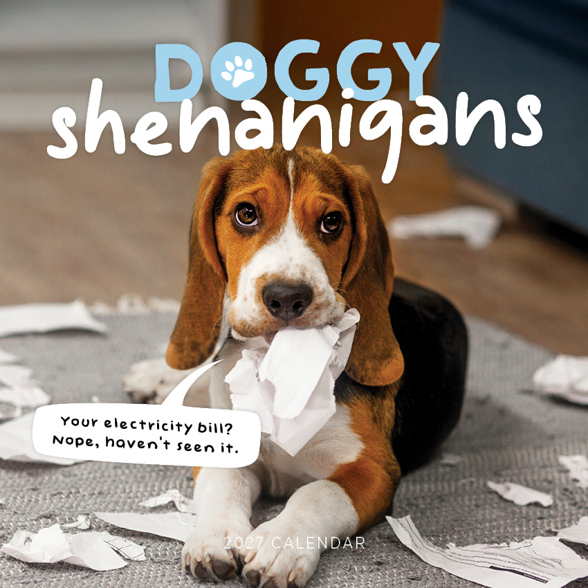 Doggy Shenanigans Calendar 2027