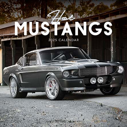 Hot Mustangs 2025 Calendar