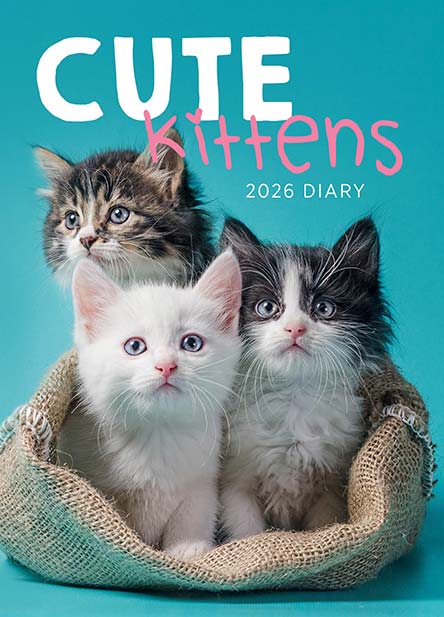 Cute Kittens 2026 Diary