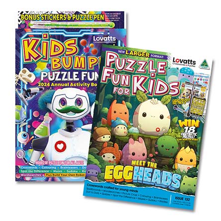 Lovatts Puzzle Fun for Kids-7 Issues