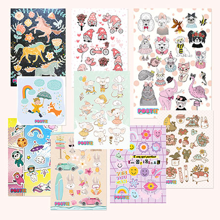 Postix Little Miss Stix Sticker Subscription