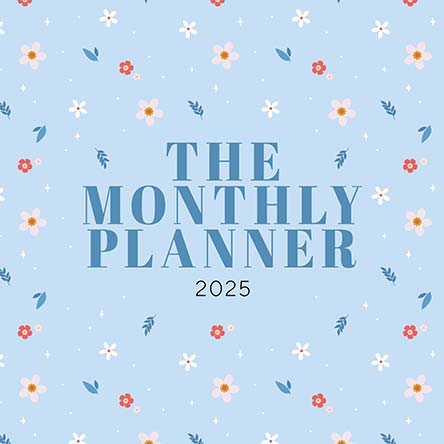 The Monthly Planner 2025 Calendar