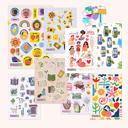 Postix My Sticker Fix Sticker Subscription