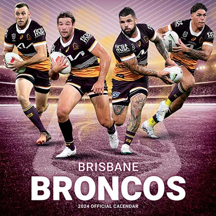 2024 NRL Brisbane Broncos Calendar