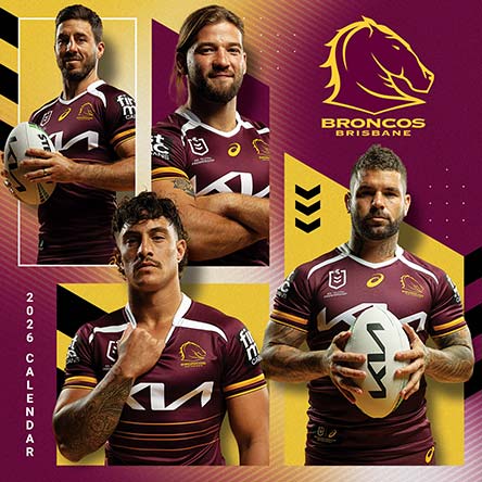 NRL Brisbane Broncos 2026 Calendar