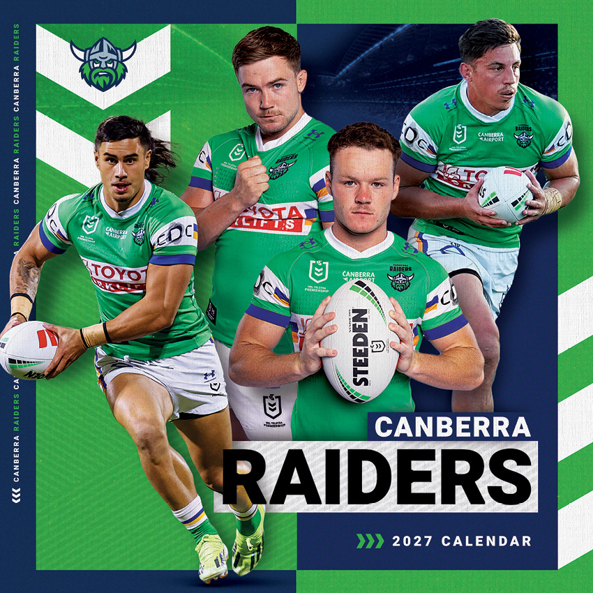 NRL Canberra Raiders Calendar 2027