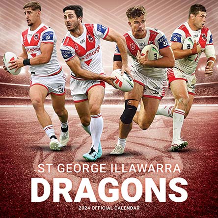 2024 NRL St George Illawarra Dragons Calendar