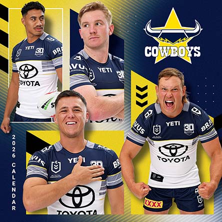 NRL North Queensland Cowboys 2026 Calendar