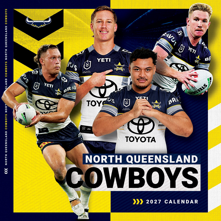 NRL North Queensland Cowboys Calendar 2027