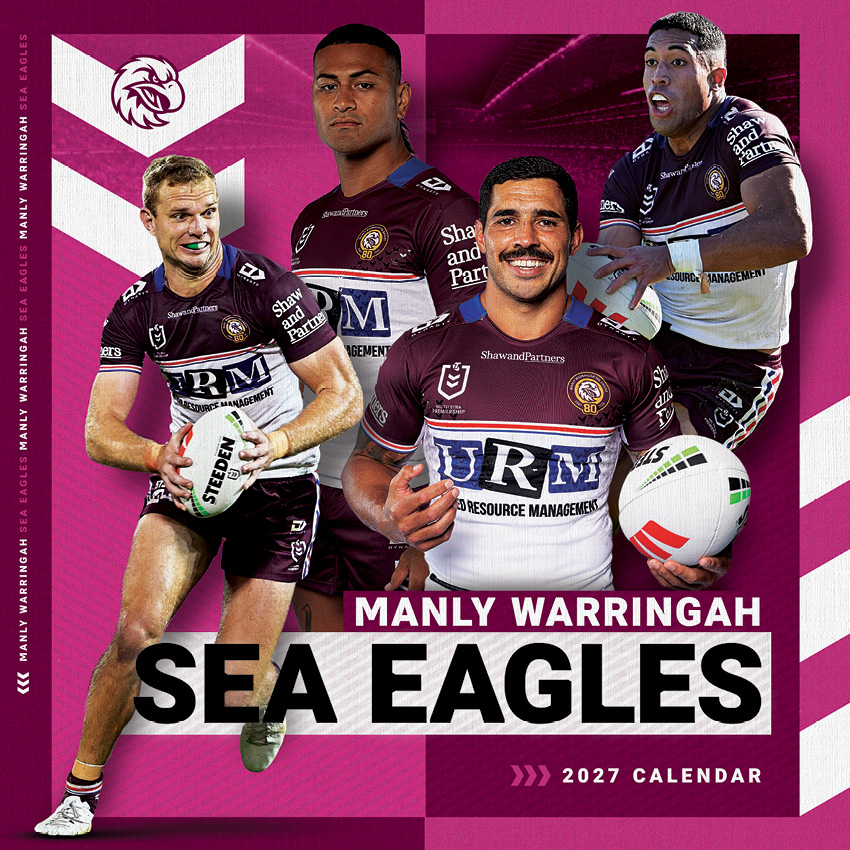 NRL Manly Sea Eagles Calendar 2027