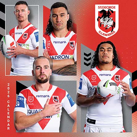 NRL St George Illawarra Dragons 2026 Calendar