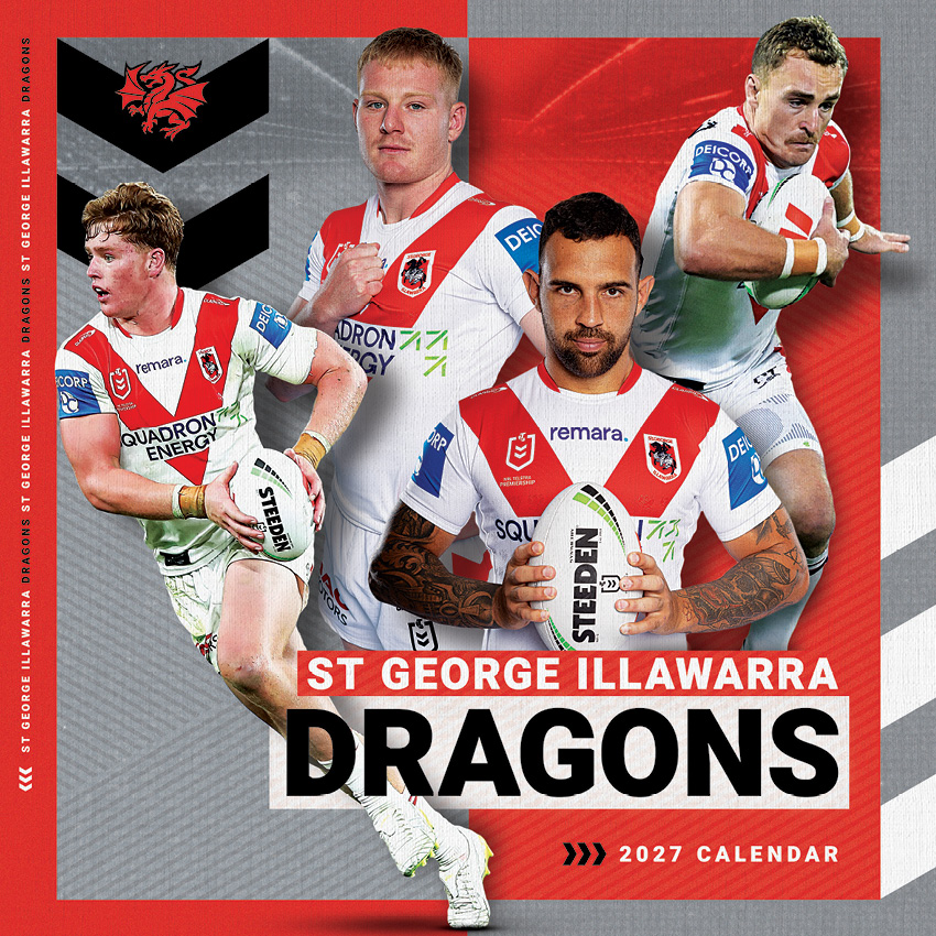 NRL St George Illawarra Dragons Calendar 2027