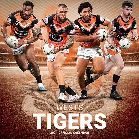 2024 NRL Wests Tigers Calendar
