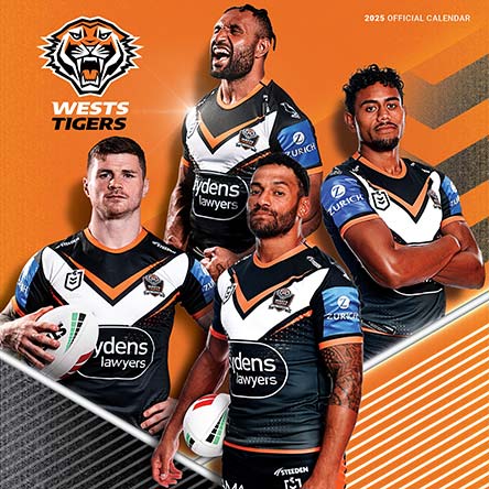 NRL Wests Tigers 2025 Calendar