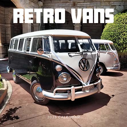Retro Vans 2025 Calendar