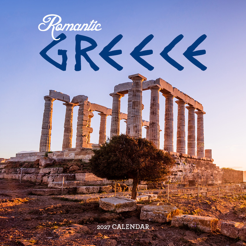 Romantic Greece Calendar 2027