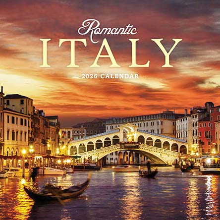 Romantic Italy 2026 Calendar