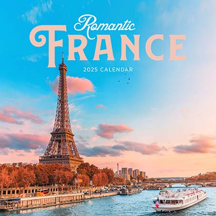 Romantic France 2025 Calendar