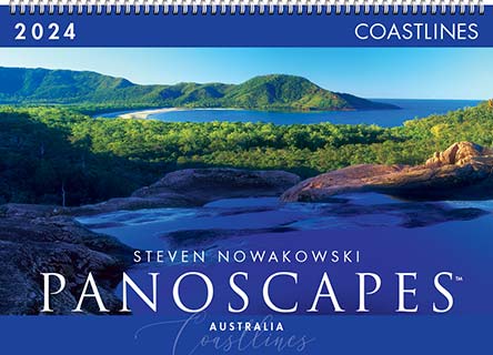 2025 Coastlines Panoscapes Wall Calendar