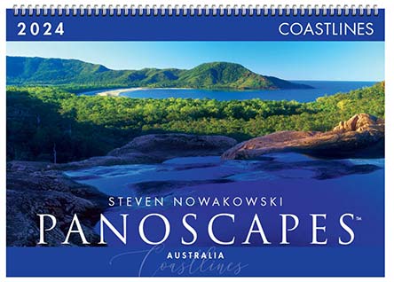 2025 Coastlines Panoscapes Wall Calendar