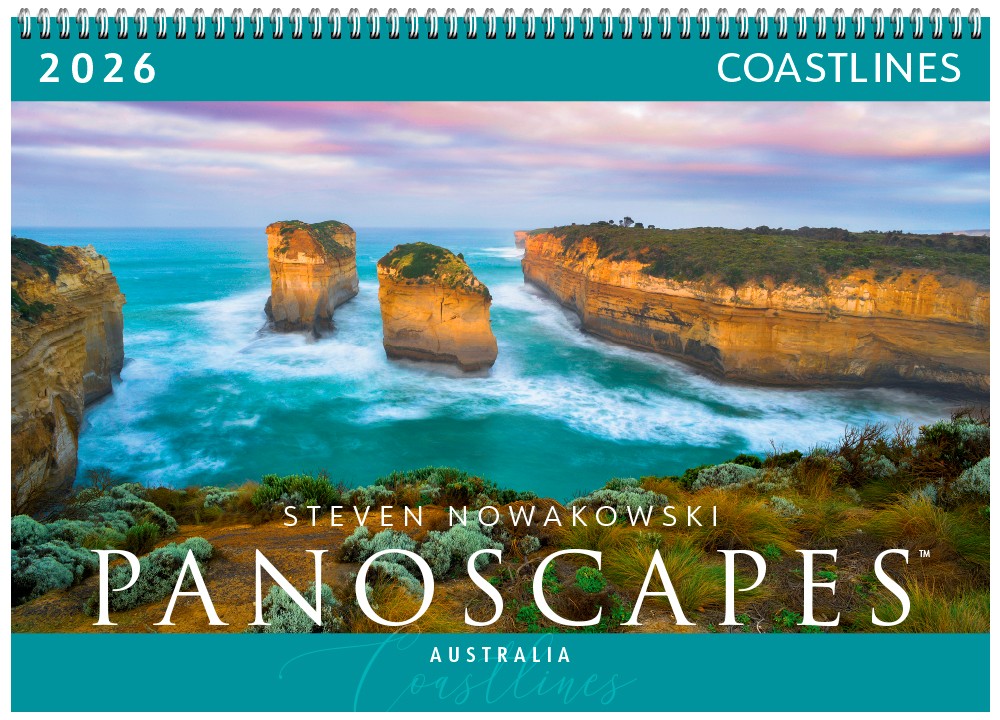 2026 Coastlines Panoscapes Large Wall Calendar