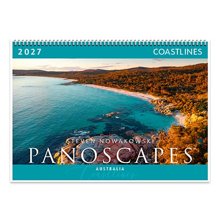 2027 Coastlines Panoscapes Large Wall Calendar