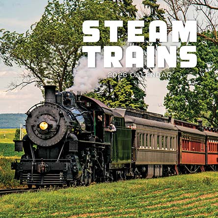 Steam Trains 2026 Calendar