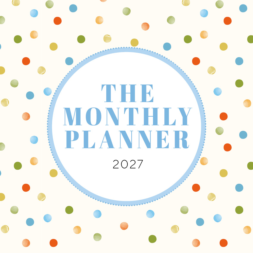 The Monthly Planner Calendar 2027