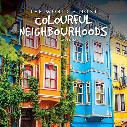 2024 The World's Most Colourful Neighborhoods Calendar