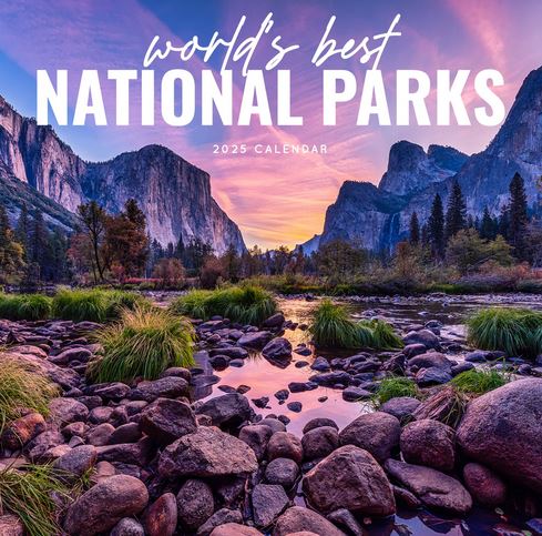 Worlds Best National Parks 2025 Calendar