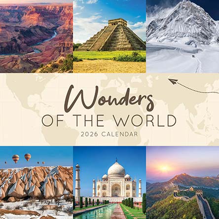 Wonders of the World 2026 Calendar